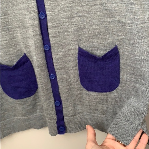 Clements Ribeiro Button Front Cardigan Size Small - Picture 4 of 6